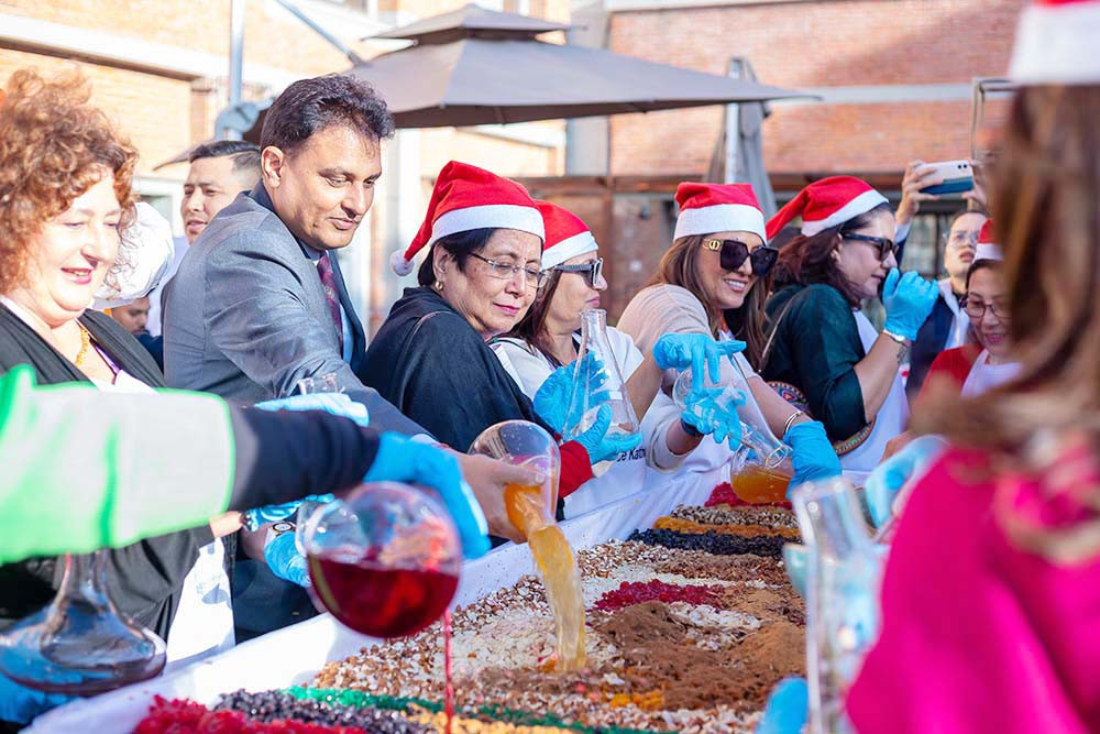 The Soaltee Kathmandu hosts Xmas cake mixing ceremony